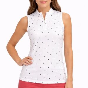 Puma Volition America Sleeveless Star-Print Golf Top
